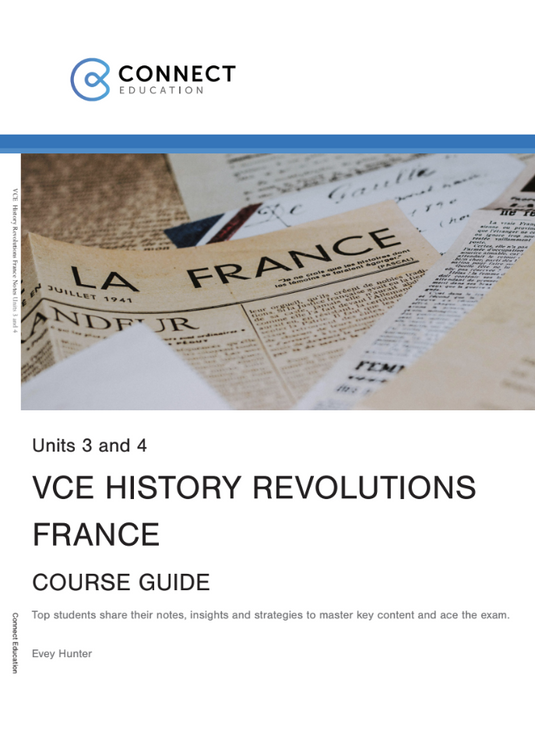 History - Revolutions VCE - France