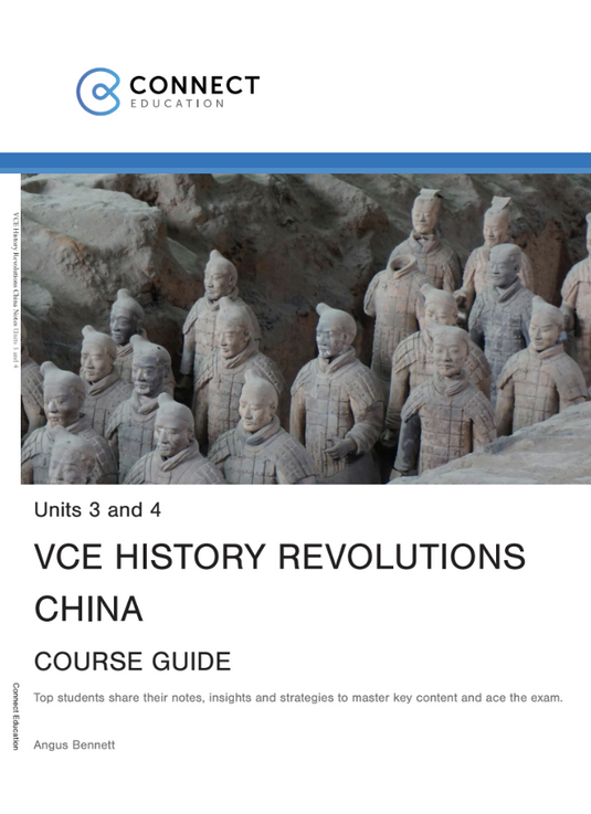 History - Revolutions VCE - China
